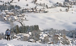 Bernau Schwarzwald: Am Skilift Kpfle.  Ute Maier