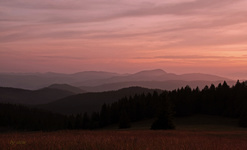 Sonnenuntergang auf dem Herzogenhorn. Foto Ute Meier