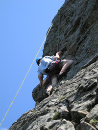 Klettern am Gef�lle