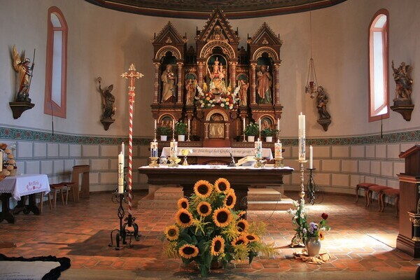 Wallfahrtskirche "unserer Lieben Frau vom H�rnleberg" Bildnachweis: Mit freundlicher Genehmigung von Herrn Pfarrer Bernhard Thum